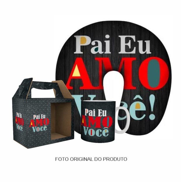 Almofada de Pescoço com caneca de porcelana